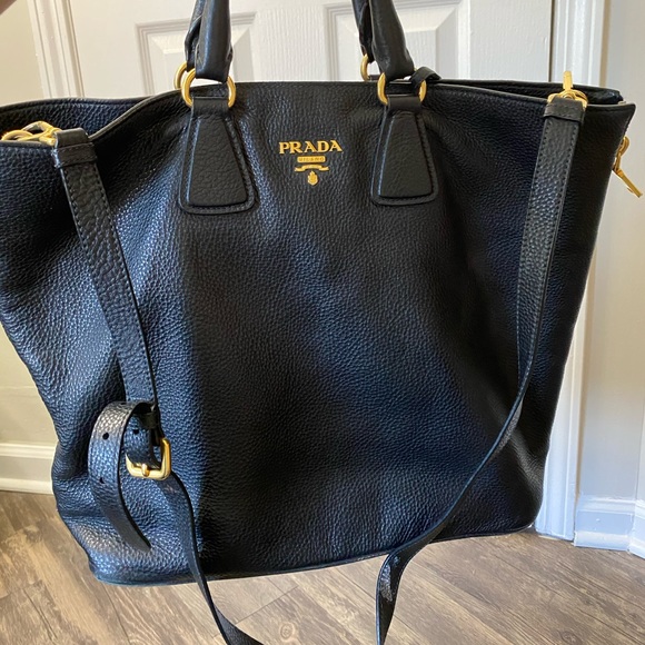 Prada Vitello Daino large shopping tote - Picture 10 of 11